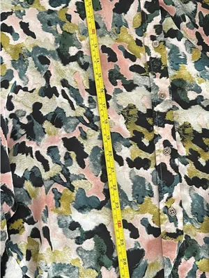 entro Leopard-Style Print Blouse in Black, Pink, Green thumbnail 6