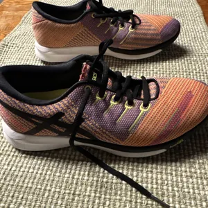 ASICS fuse Gel‎ F910218 Women's Size 8 1/2 Orange Yellow Purple thumbnail 4