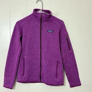 Patagonia Women’s Better Sweater Full Zip Purple Size XS Zipper Flaw thumbnail 1