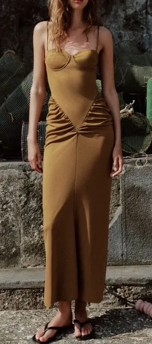 Zara CORSET‎ VOLUME DRESS thumbnail 1