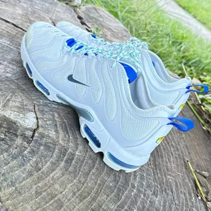 Nike Air Max Plus TN Ultra Platinum Grey Racer Blue AR4234-001 Men's Size 9.5 thumbnail 7