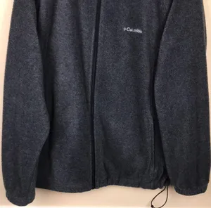 Columbia Women’s Camping Hiking Outdoor Gray Fleece Zip-Up Jacket thumbnail 3