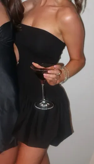 Good Luck Gem Black Bubble Mini Dress thumbnail 1