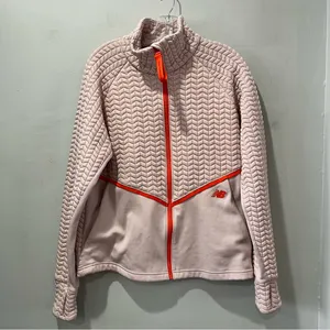 New Balance Heatloft Athletic Jacket Size Large Full Zip‎ Pink WJ13118 thumbnail 2