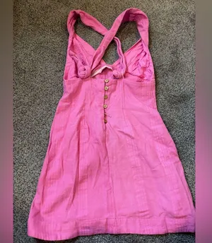 Free People Pink Mini Dress thumbnail 3