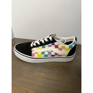 Vans Ward Low Top Sneakers Checkerboard Pastel Women's 6.5 thumbnail 4