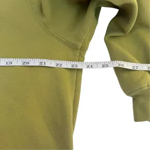 Vtg Green Collared Sweatshirt Autumn Embroidered Landscape Size XL Grannycore thumbnail 7