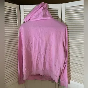 PINK! Large light pink zip up hoodie thumbnail 2