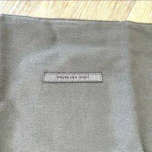 John Varvatos grey small drawstring dust bag thumbnail 3