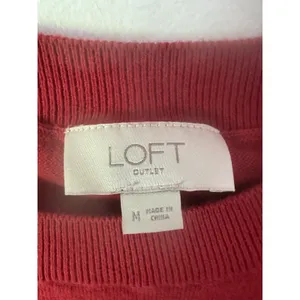 LOFT Red Penguin Love Sweater Women’s Size Medium thumbnail 4