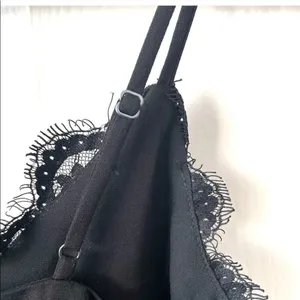 Socialite Black lace camisole thumbnail 6