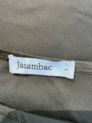 NWOT JASAMBAC Black One Shoulder Bow A-Line Cocktail Dress‎ with Pockets Size L thumbnail 11