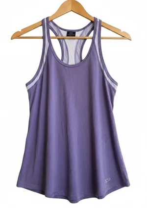 Splits59 Racerback Athletic Performance Tank Top Purple Mesh Back Gym Size M thumbnail 1