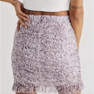Free People NWT Women's Romi Mesh Mini Skirt In Zebra Combo Size Small‎ thumbnail 6