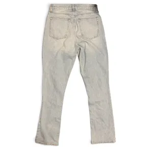 Abercrombie & Fitch Curve Love Skinny High Rise Split Hem Jeans Light Wash 28/6s thumbnail 4