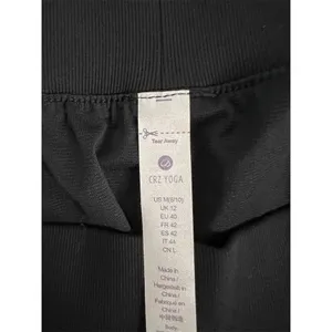 CRZ YOGA Women's Black Sport Shorts Size M Activewear Lightweight thumbnail 5