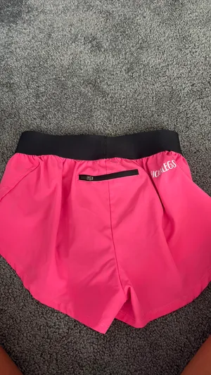 Hot Pink ChicknLegs Athletic Running Shorts Size XXS thumbnail 2