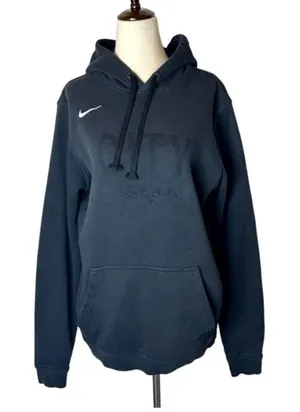 Nike Hoodie Womens S Black City Pullover Cotton Athleisure‎ Sports Sweatshirt thumbnail 1