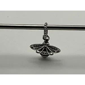 Pandora 398840C01 Sparkling Queen Bee Pendant Sterling Silver CZ Retired thumbnail 3