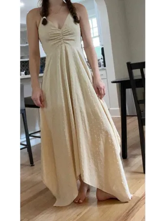 MINKPINK Cream Maxi Dress thumbnail 1