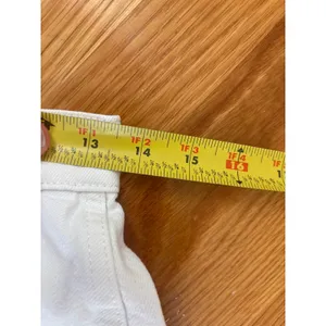 Reformation Alyssa High‎ Rise Wide Leg Long Jeans White Denim Size 26 thumbnail 5