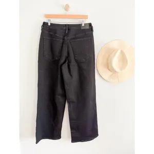 Madewell | NWT The Curvy Perfect Vintage Wide-Leg Jean Black Rinse Wash | Sz 31 thumbnail 8