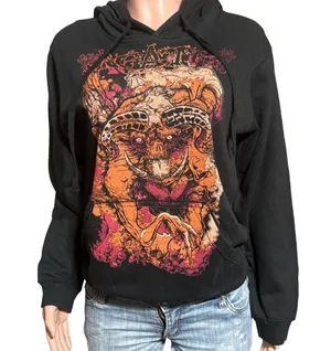 Tultex Black long sleeve Pullover Hoodie S thumbnail 1