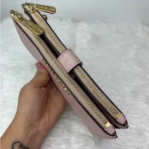 Michael Kors Pink Double Zipper Wristlet / Wallet with Phone Slot thumbnail 4