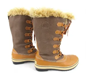 Sorel Joan of Arctic Womens Winter Boots Size 8 Brown Tall Faux Fur Waterproof thumbnail 1