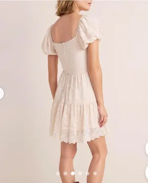 Francesca's Dress Lace champagne thumbnail 2