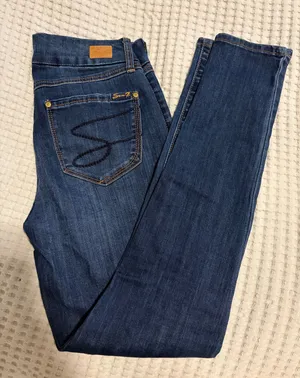 Seven7 Dark Wash Skinny Jeans thumbnail 1