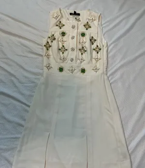 Banana-republic Women's Cream and White Dress thumbnail 1