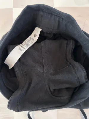 lululemon inner glow short 3” french terry cotton black W7BDRS 4 thumbnail 6