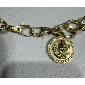 Womens Gold Tone Medallion Chunky Chain Link Belt 41" Long Y2K Party Fashion thumbnail 5