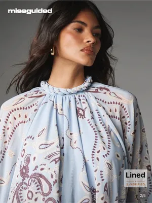Missguided Paisley Print Mini Dress thumbnail 2