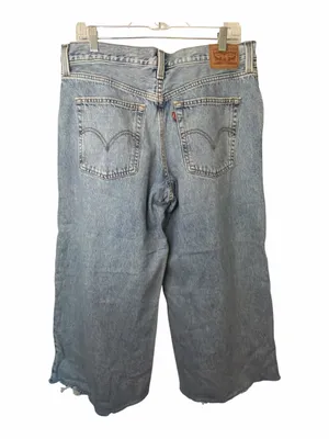 Levi’s ‘94 Wide Leg Baggy Jeans Distressed Cropped thumbnail 2