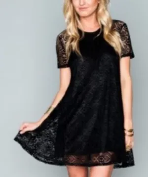 Show Me Your‎ MuMu Black Nick's Babydoll Dress thumbnail 1