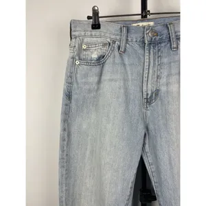 Madewell‎ Light Blue Wash The Perfect Summer Straight Leg Denim Jean Size 28 thumbnail 2