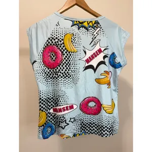 CBR Donut Print Pajama Set Lounge Shorts Sleepwear XL NWT thumbnail 3