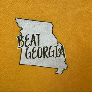 Beat Georgia Mizzou Off The Shoulder Crop Top thumbnail 3