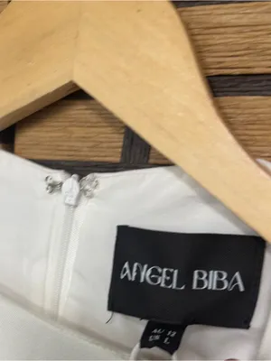 Angel biba white dress size large thumbnail 9