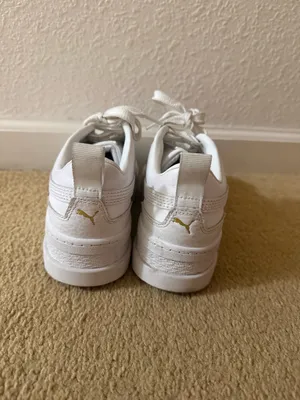 Puma Mayze Platform Sneakers in white thumbnail 4