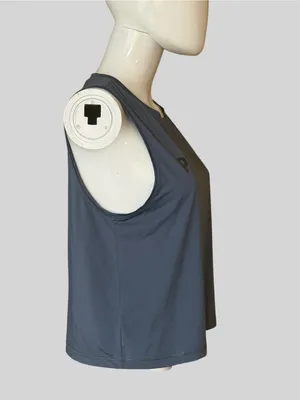 Peloton Women's Slate Blue Logo Tank Top thumbnail 4