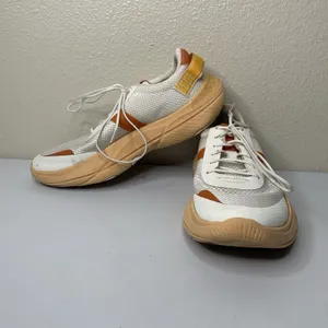 Sorel x Prana Sneakers Explorer Blitz Womens Leisure Lace Sea Salt Sz 8.5 Orange thumbnail 2