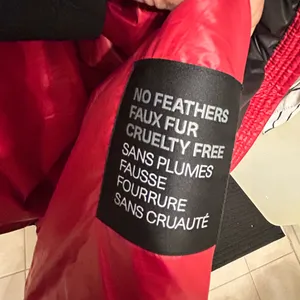 Noize Katy Long Parka, Black Woman’s Size XL. Vegan Cruelty Free thumbnail 14