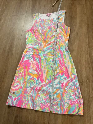 LILLY PULITZER Whiting Shift Mini Dress in Scuba To Cuba thumbnail 7