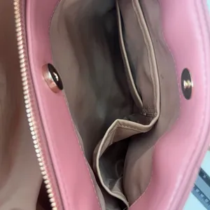 G by Guess Quilted Rose Pink Satchel with Gold Hardware thumbnail 7