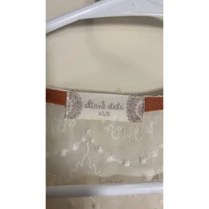 Altar'd State Cream Lace Fringe Trim‎ Kimono XS/S Boho Beach Bridal Festival thumbnail 2