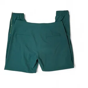 Albion Fit Jetsetter Joggers Womens Small Gold Ankle Zip Pants Green‎ # 124780 thumbnail 4