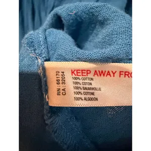 Free People Mini‎ Dress Women Small Blue Oasis Mini Smocked Bell Sleeve Pockets thumbnail 7